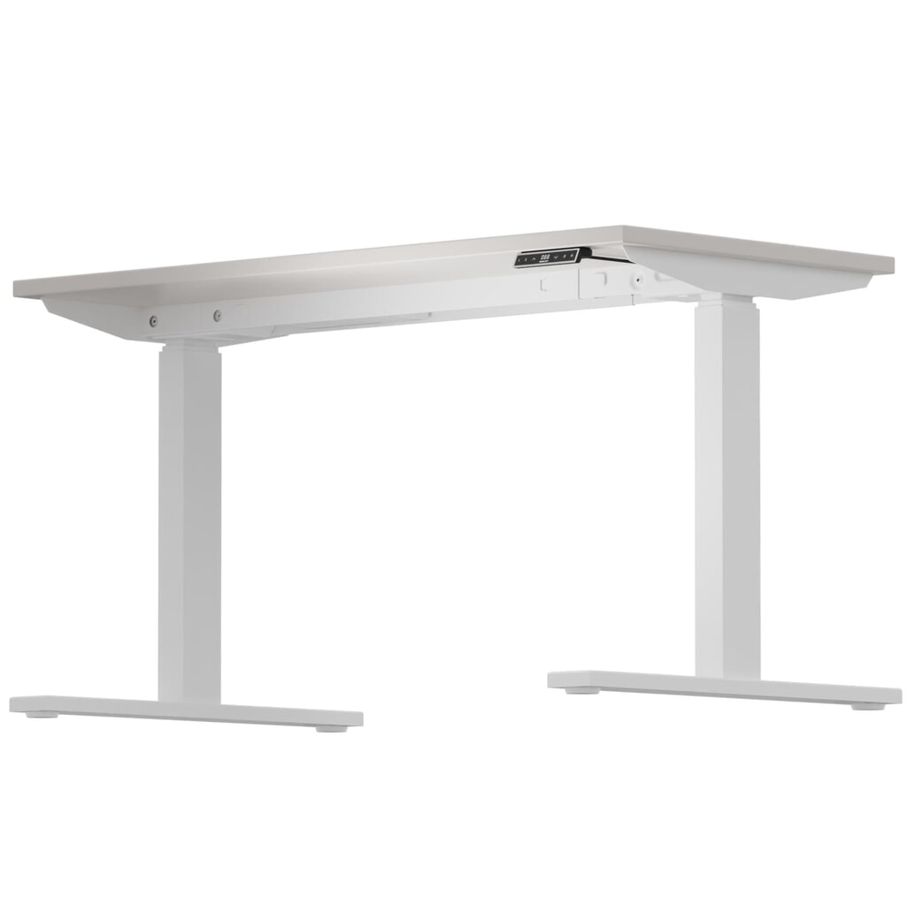 Produktabbildung Nr. 4: BISLEY Schreibtisch E-WonderTech, elektrisch höhenverstellbar, 160 x 80 cm, weiß, grau