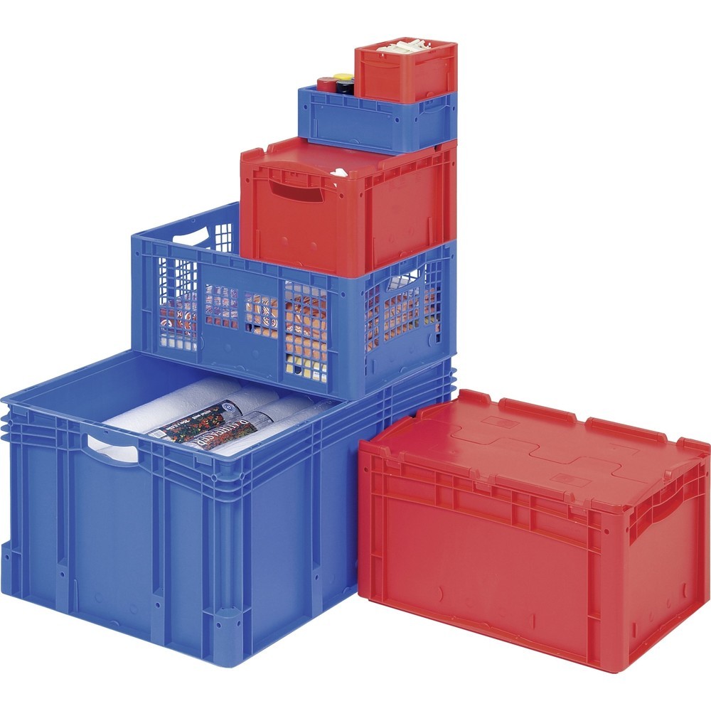 Produktabbildung Nr. 2: Bito Euro-Stapelbehälter XL, HxBxT 270 x 400 x 600 mm, 51 Liter, rot