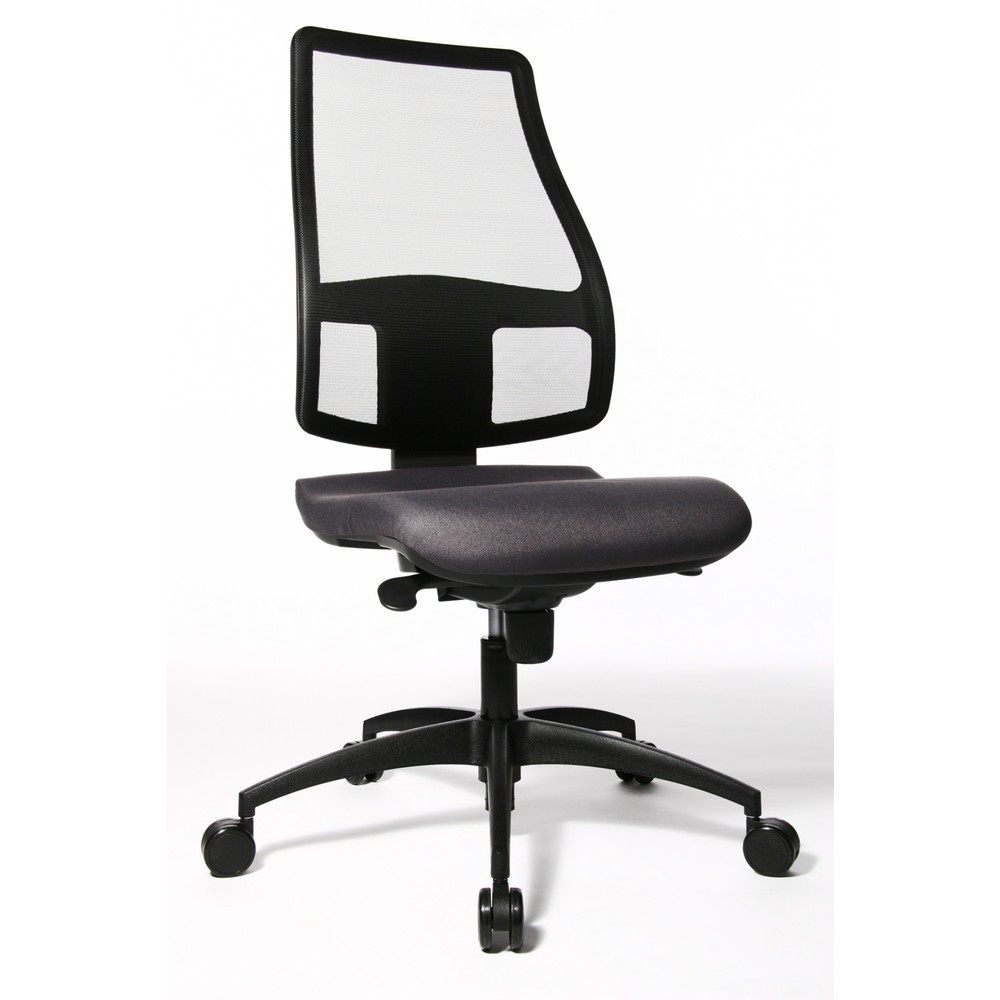 Zdjęcie produktu: Biurowe krzesło obrotowe Topstar® Synchro, oddychające oparcie siatkowe, antracyt
