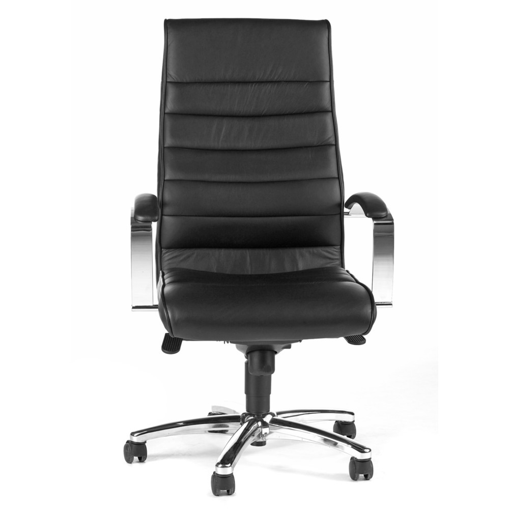Zdjęcie produktu nr 1: Biurowe krzesło obrotowe Topstar® TD LUX 10, mechanizm przechylania do fotela szefa, z podłokietnikami, kolor czarny