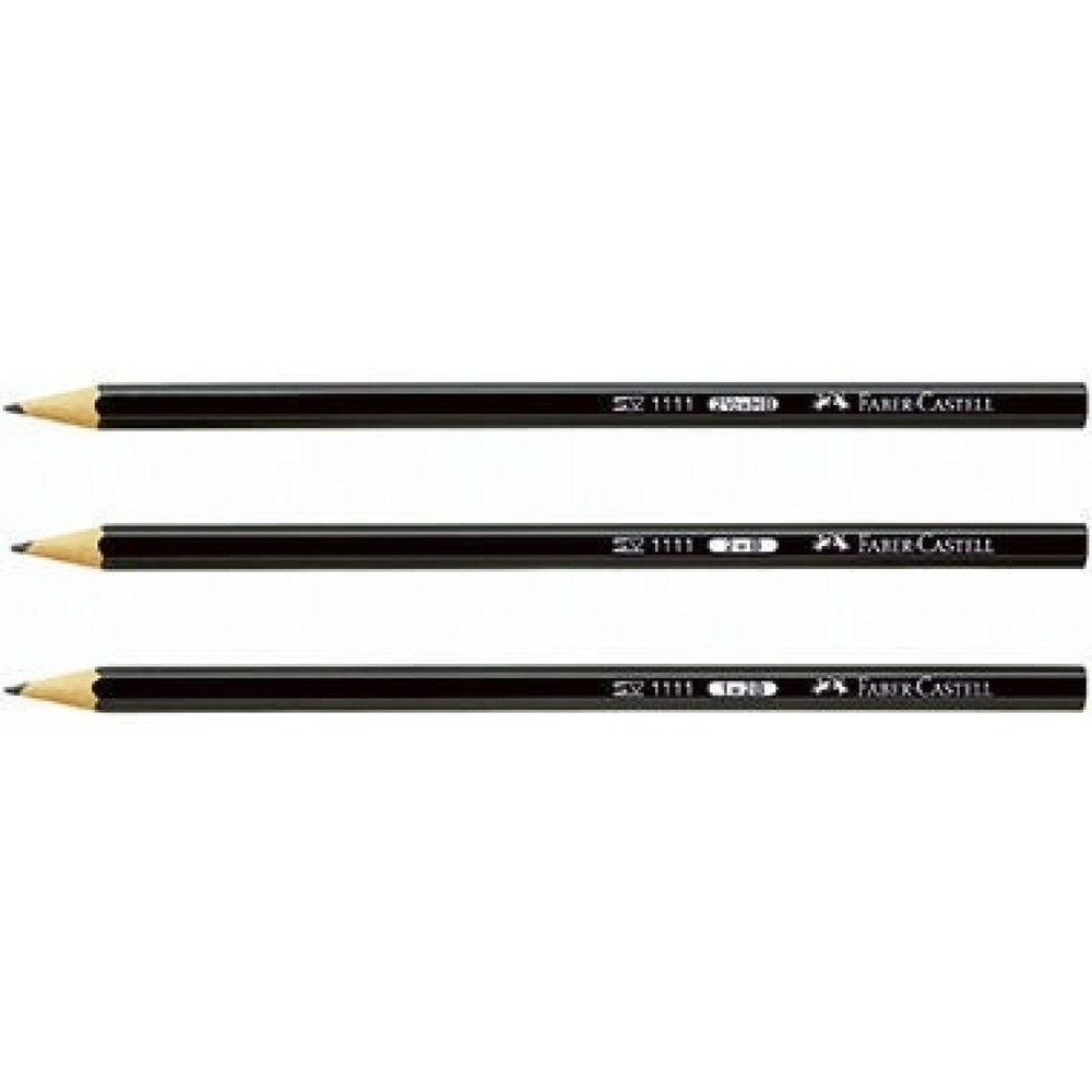 Produktabbildung: Faber-Castell Bleistift 111100 Sechseckform HB schwarz