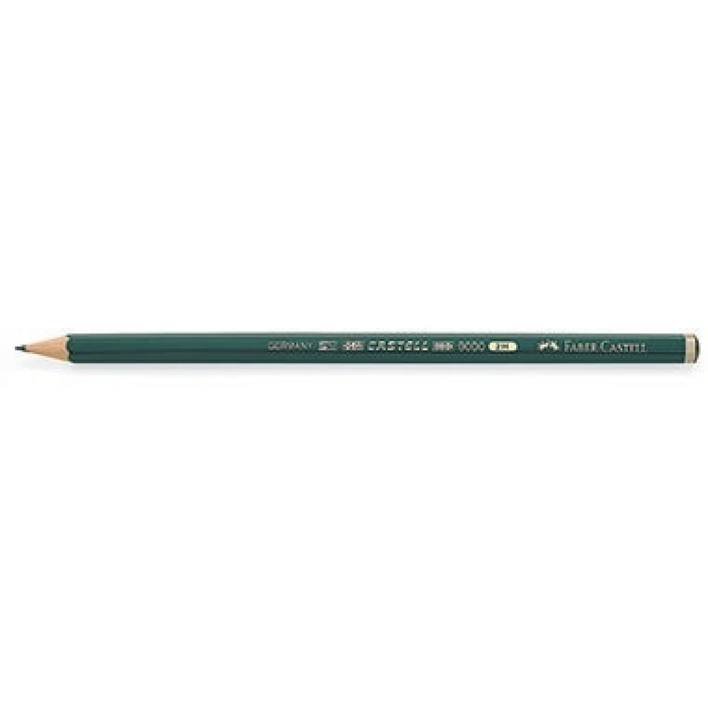 Produktabbildung: Faber-Castell Bleistift CASTELL 9000 119012 2H dunkelgrün