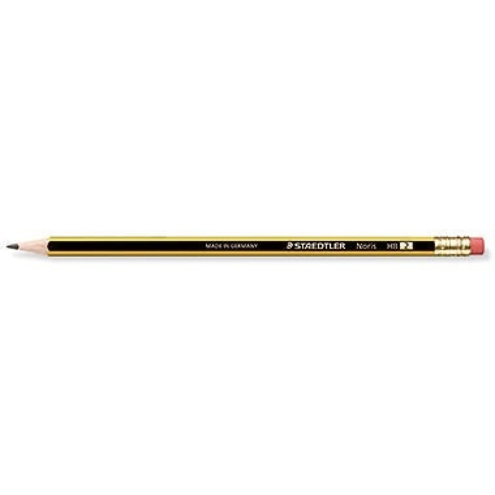 Produktabbildung: STAEDTLER Bleistift Noris 122-HB HB Radierer gelb/schwarz