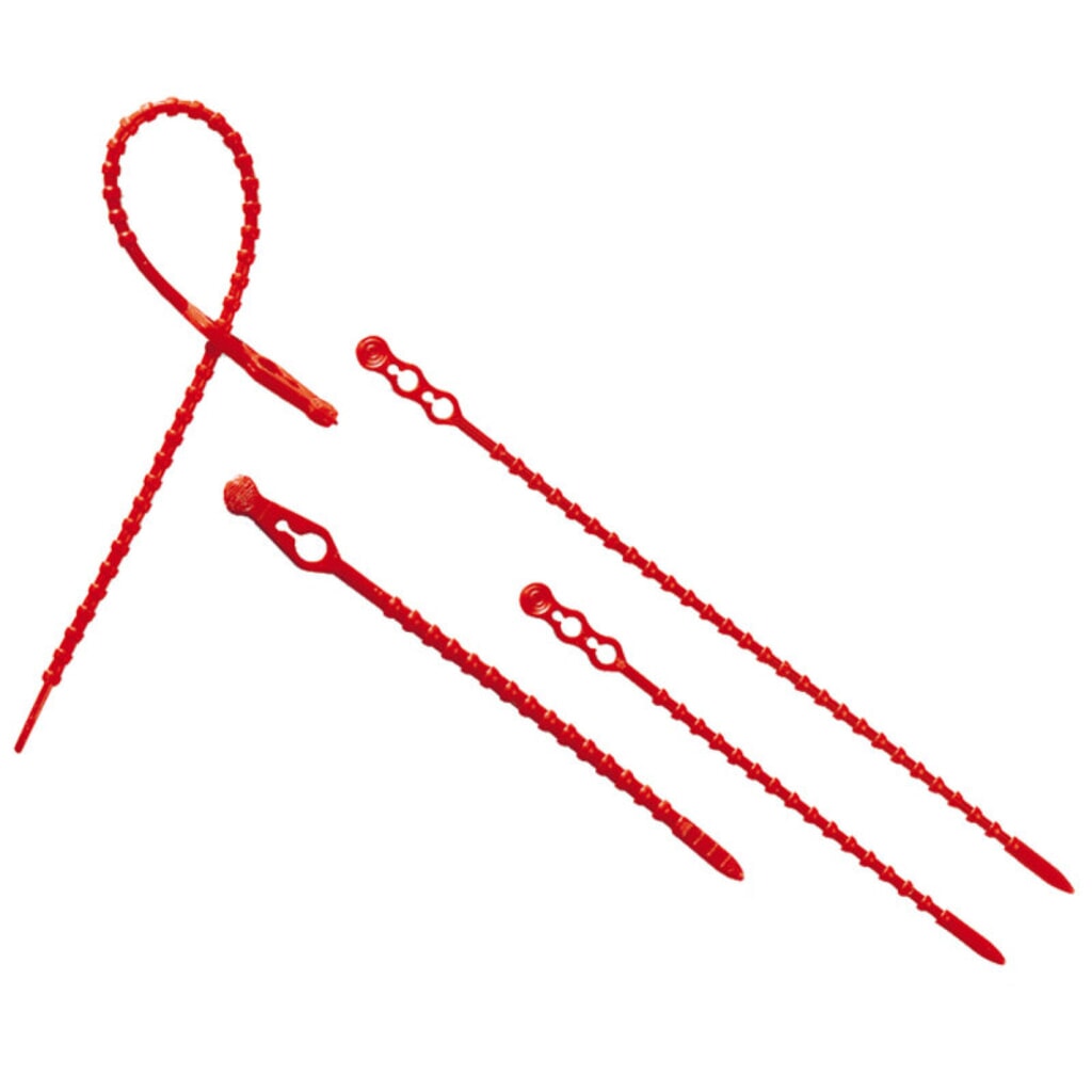 Blitzbinder, LxØ 140 x 3,5 mm, rot, 1.000 Stk/VE Produktabbildung: Blitzbinder, LxØ 140 x 3,5 mm, rot, 1.000 Stk/VE