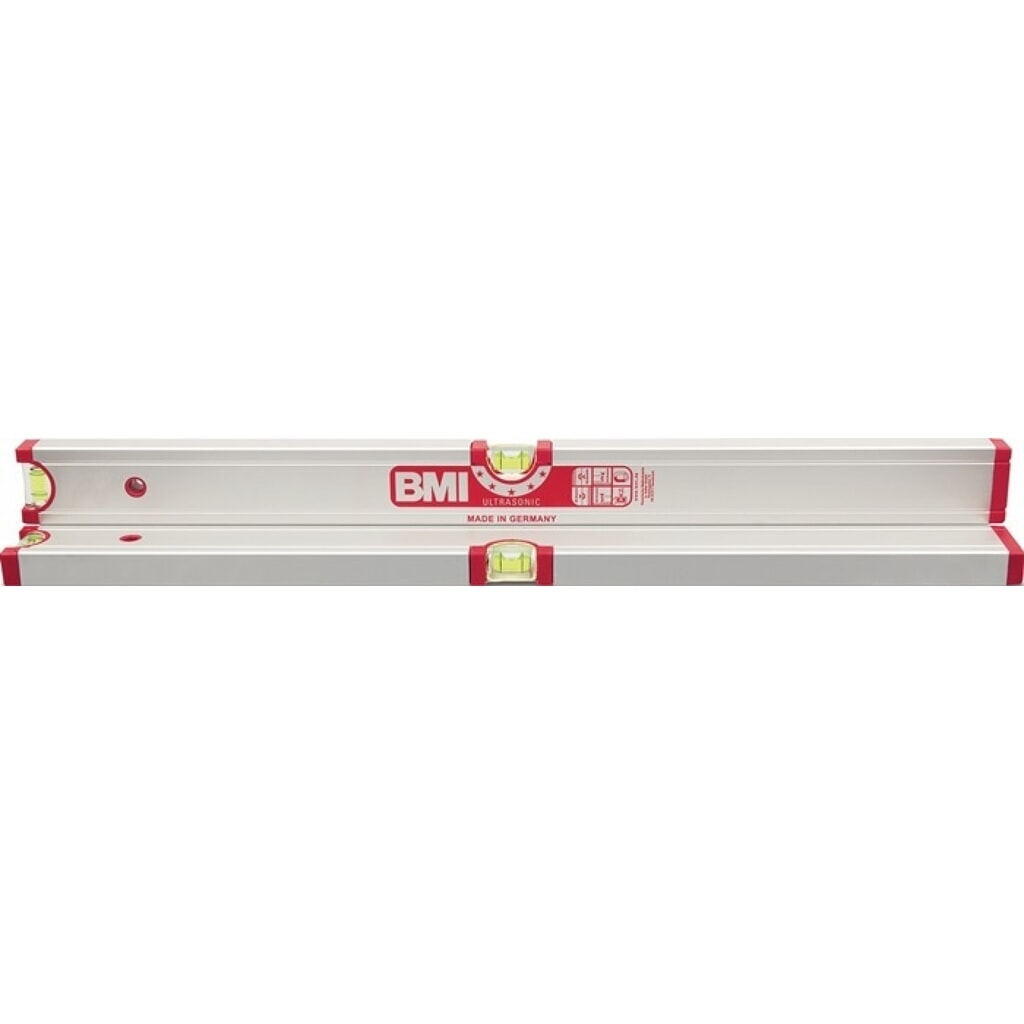 Produktabbildung: BMI Pfostenwasserwaage 692, Aluminium silber, 60 cm, ± 0,5 mm/m
