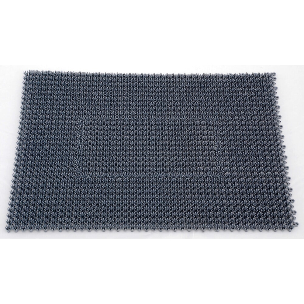 Produktabbildung: Bodenmatte für Grobschmutz, PE, BxL 570 x 860 mm, dunkelgrau