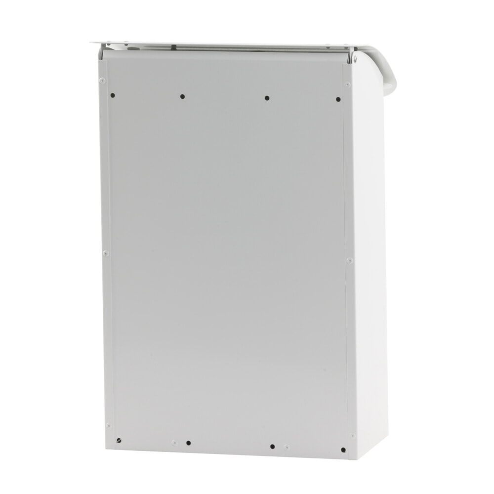 N° de l'image du produit 4 : Boîte aux lettres murale, L x l x h 180 x 290 x 425 mm, avec ouverture d’insertion verrouillable, blanc
