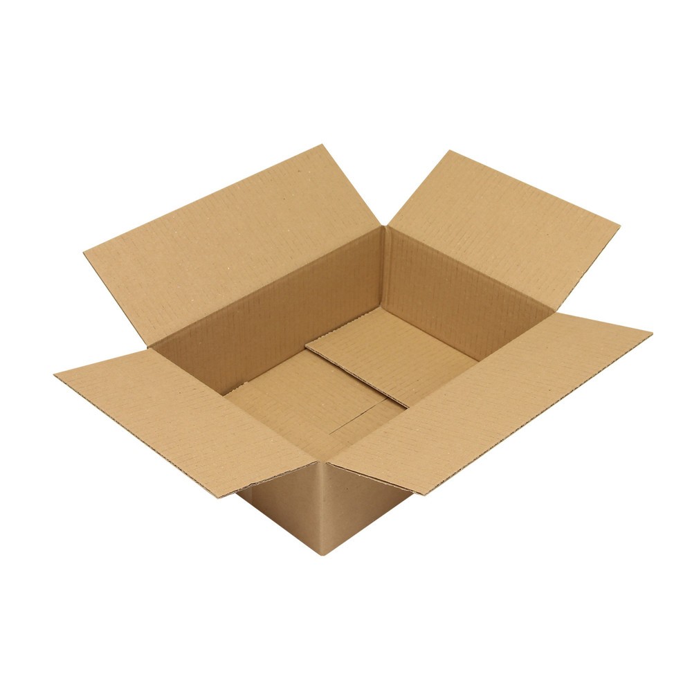 Illustration du produit: Boîte en carton ondulé pliable, cannelure simple, dimensions intérieures HxlxP 90 x 305 x 215 mm, qualité 1.20 B
