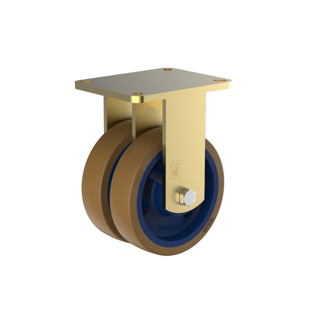 Product afbeelding: Bokwiel voor zware last Wicke Topthane® PU, Ø x breedte 125 x 50 mm, cap. 1.320 kg