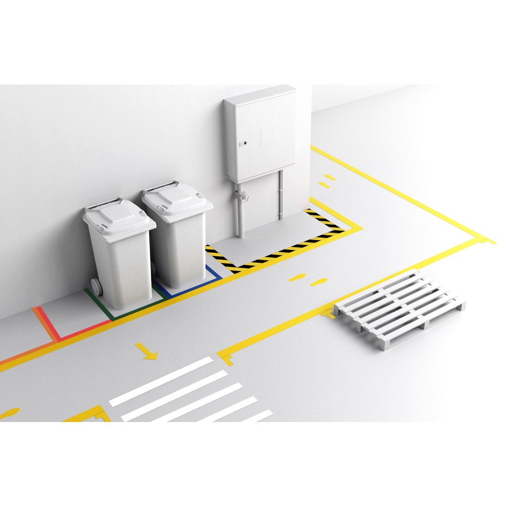 N° de l'image du produit 2 : BOPLAN® Marquage au sol Line Plan, « L », jaune