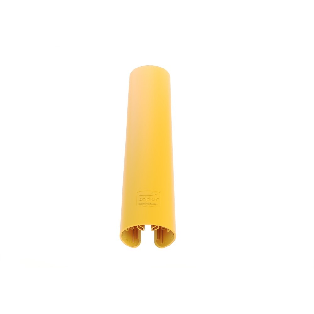Illustration du produit: BOPLAN® Protection contre les chocs pour rayonnages RackBull XL, en plastique, cote intérieure HxlxP 600 x 75-120 x 50-80 mm