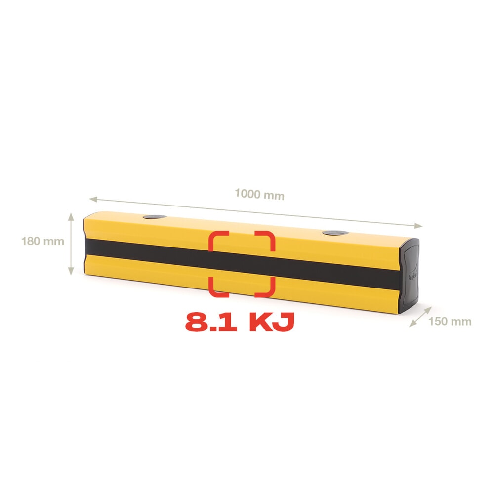 Produktabbildung Nr. 2: BOPLAN® Rammschutzplanke Flex Impact® FLIP180B, Innen- und Außenbereich