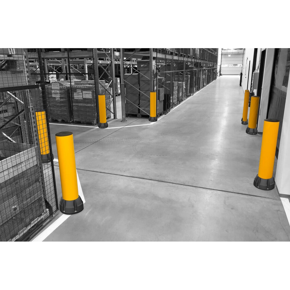 Produktabbildung Nr. 2: BOPLAN® Rammschutzpoller Flex Impact® BO170B, Innen- und Außenbereich, Höhe 1.200 mm, gelb