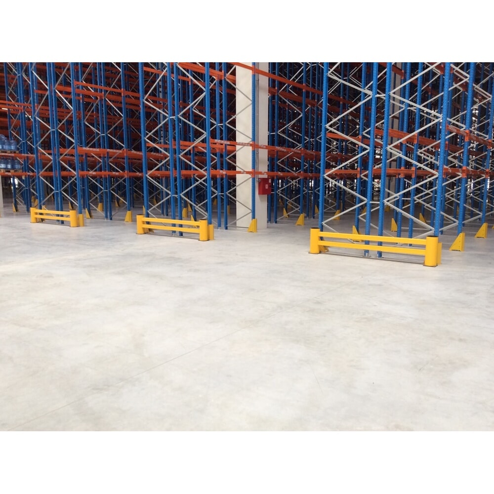Produktabbildung Nr. 2: BOPLAN® Regalendschutz Flex Impact® RE Rack End, Länge 2.500 mm, gelb