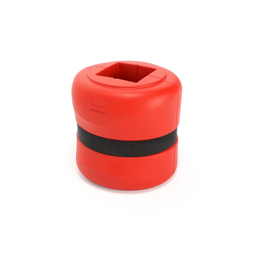 BOPLAN® Säulen-Anfahrschutz Flex Impact® KP Protector, Höhe 500 mm, für Säulenmaße (BxT) 200 x 200 mm, rot Produktabbildung: BOPLAN® Säulen-Anfahrschutz Flex Impact® KP Protector, Höhe 500 mm, für Säulenmaße (BxT) 200 x 200 mm, rot