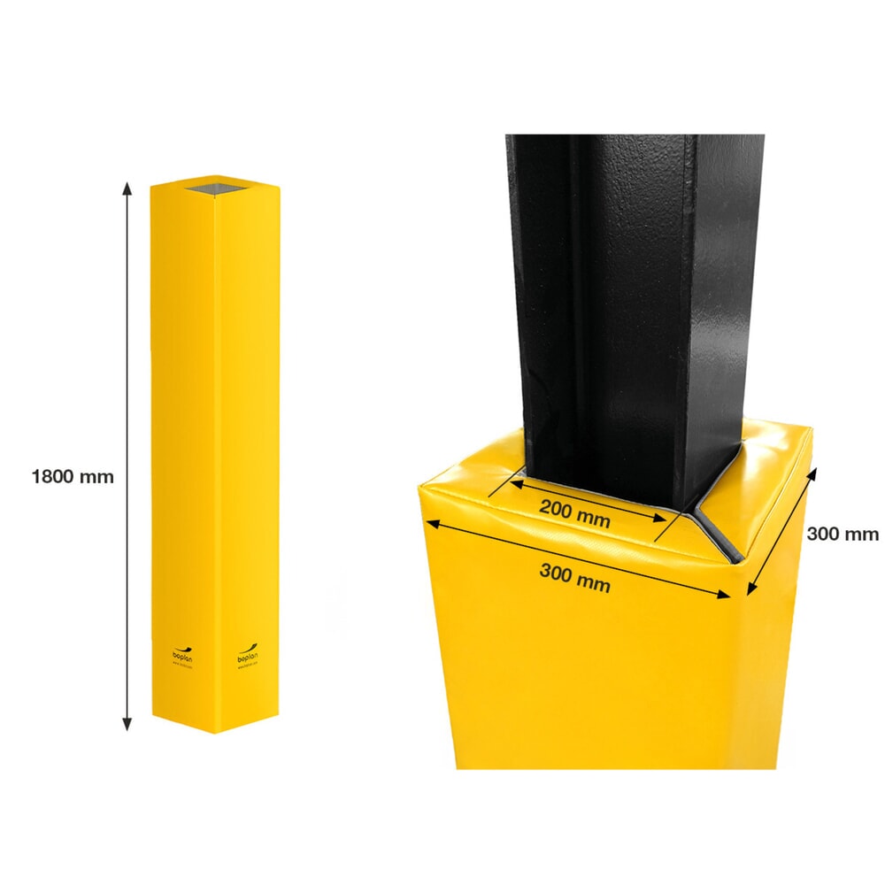 Produktabbildung Nr. 5: BOPLAN® Säulen-Anfahrschutz Flex Impact® Soft Column Cover, Innen- und Außenbereich, Höhe 1.800 mm, für Säulenmaße (HxT) 200 x 200 mm