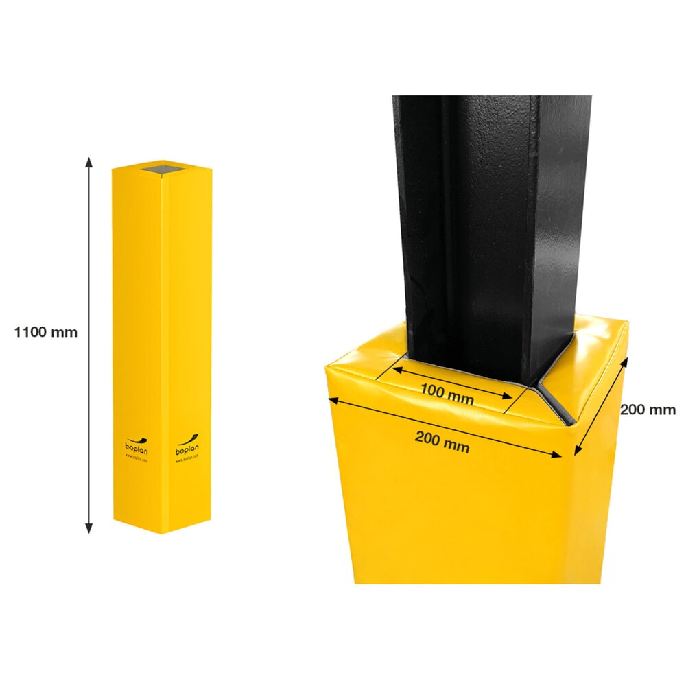 Produktabbildung Nr. 3: BOPLAN® Säulen-Anfahrschutz Flex Impact® Soft Column Cover, Innen- und Außenbereich, Höhe 1.100 mm, für Säulenmaße (HxT) 100 x 100 mm