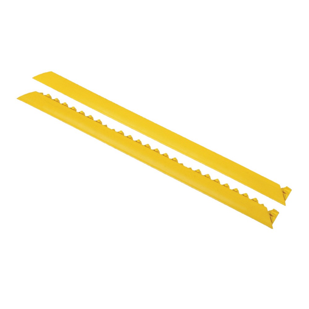 Número de imagen del producto 4: Bordes biselados de alfombras modulares para puestos de soldadura, sin forma de botones, An x L 910 x 52 mm, amarillo