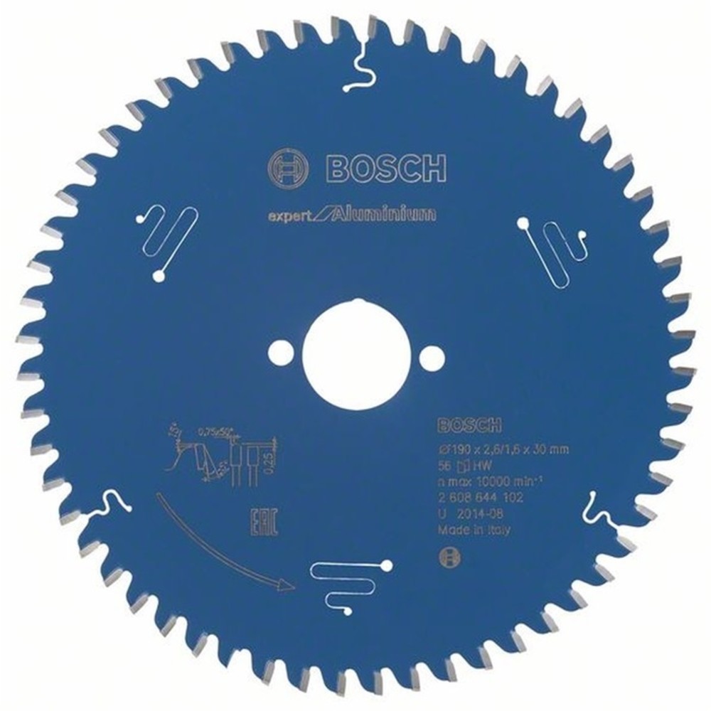 Produktabbildung Nr. 2: BOSCH Kreissägeblatt AD 190mm Z.56 HLTCG Schnitt-B.2,6mm