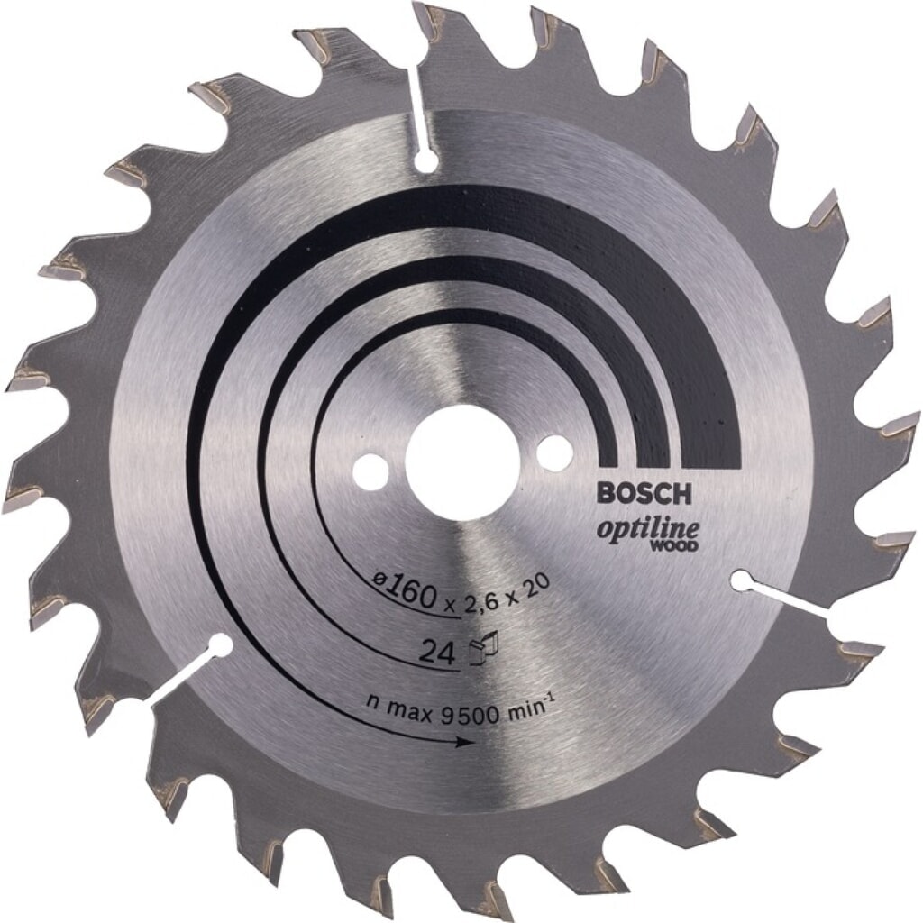 Produktabbildung Nr. 1: BOSCH Kreissägeblatt Optiline Wood AD 190mm Z.16 WZ Schnitt-B.2mm