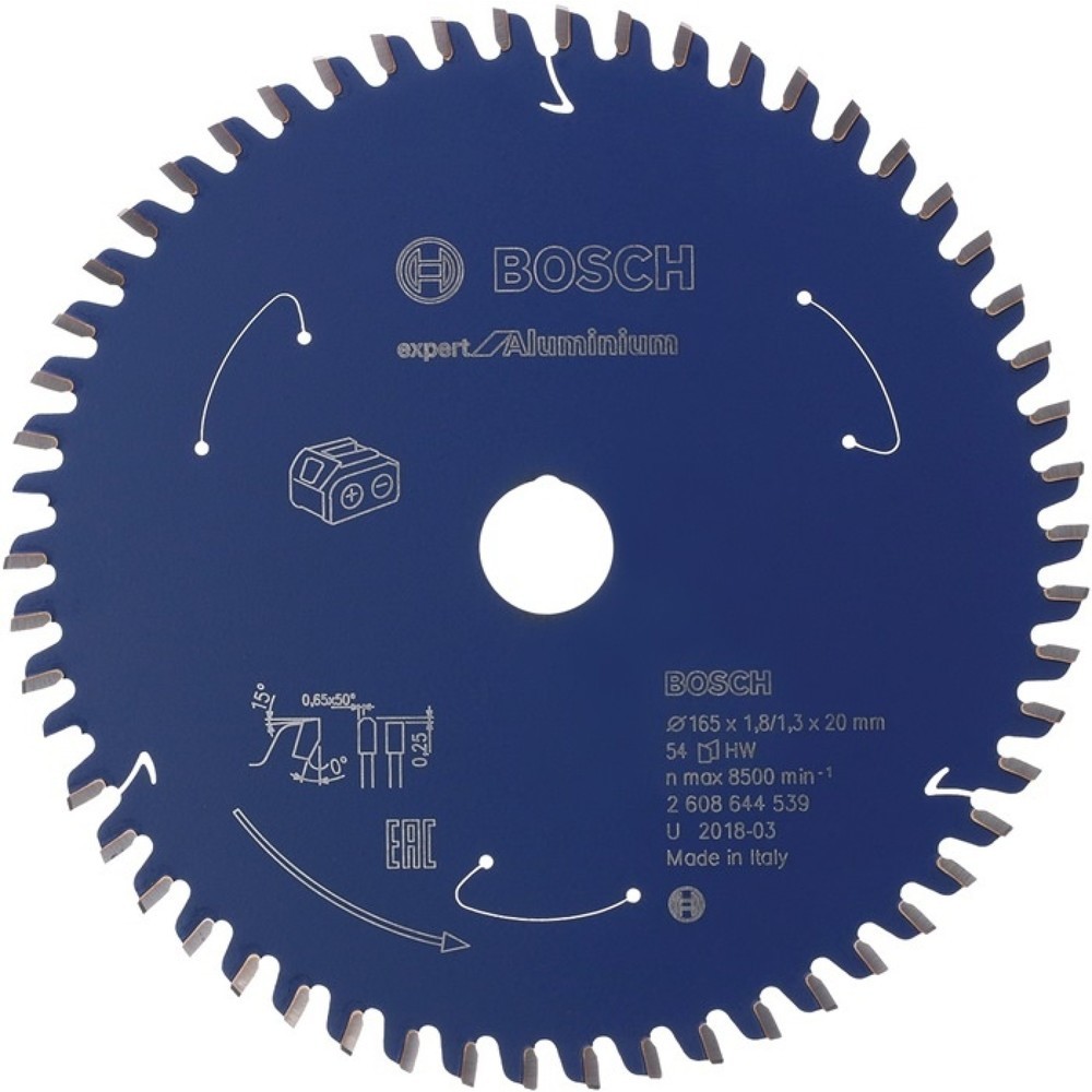 Produktabbildung: BOSCH Kreissägeblatt AD 190mm Z.54 HLTCG Bohr.30mm Schnitt-B.1,8mm HM