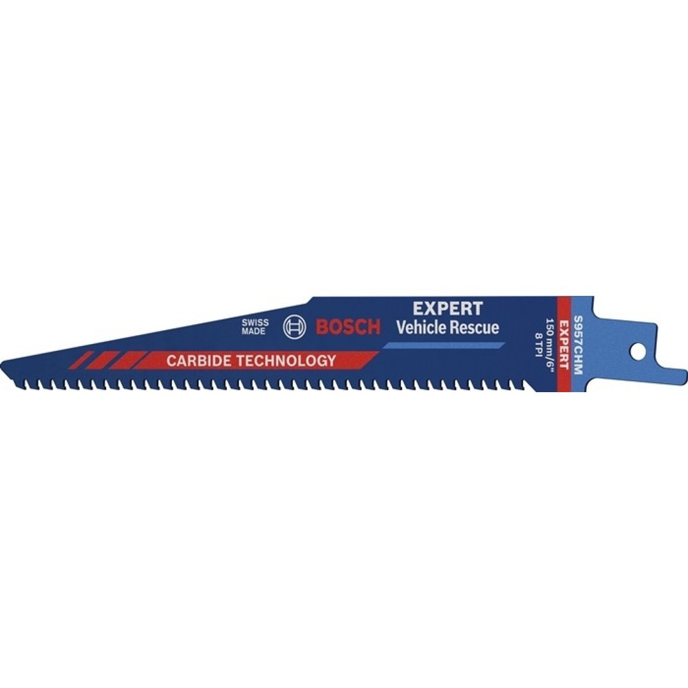 Produktabbildung: BOSCH Säbelsägeblatt Expert Automotive Steel, Zahnteilung TPI 8 3 mm, Länge 150 mm Breite 20 mm, 10 Stück / Karte, S-Schaft