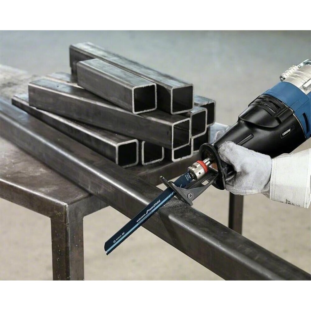 Säbelsägeblatt S 1130 CF L.225mm B.22mm TPI 8+10 2,5+3,2mm 2x2 Geometrie 25 Pk. Produktabbildung Nr. 6: Säbelsägeblatt S 1130 CF L.225mm B.22mm TPI 8+10 2,5+3,2mm 2x2 Geometrie 25 Pk.