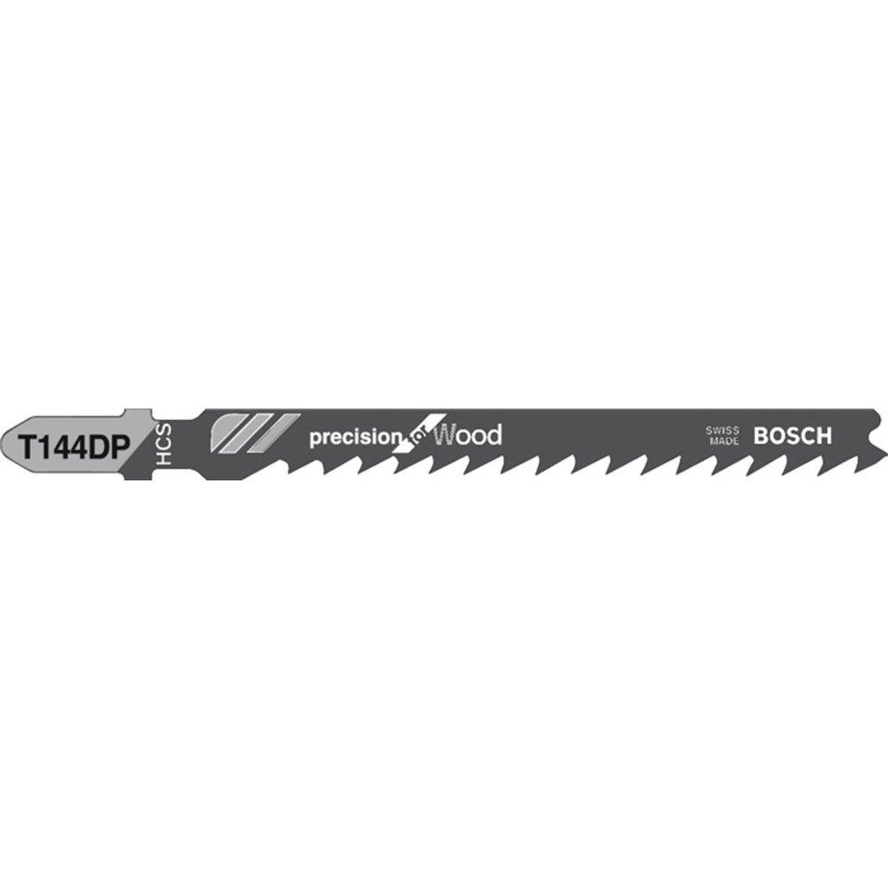 Produktabbildung Nr. 2: BOSCH Stichsägeblatt T 144 DP Gesamt-L.100mm Zahnt.4mm HCS 5 St./Karte