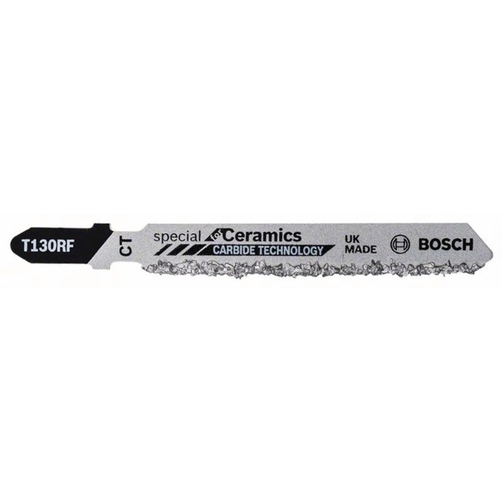 Produktabbildung: Stichsägeblatt T 130RIFF Special for Ceramics L.83mm HM-besch. Körnung30 3erPack