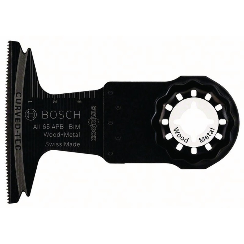 Produktabbildung Nr. 1: BOSCH Tauchsägeblatt AIZ 65 BB Wood and Nails, BIM, B.65mm L.40mm, 25-tlg., f.Holz m.Nägeln