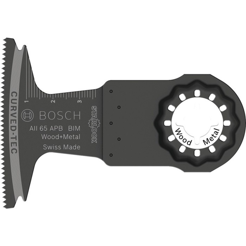 Produktabbildung: BOSCH Tauchsägeblatt PAII 65 APB, Starlock Plus, Breite 65 mm Eintauchtiefe 50 mm, 1er Pack