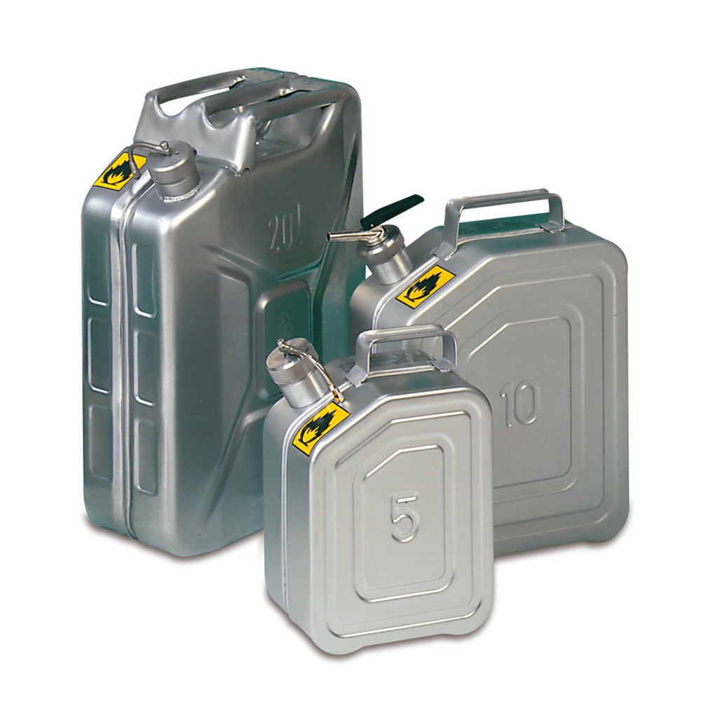 Imagen del producto: Bote de seguridad de acero inoxidable de 5 litros con tapa roscada