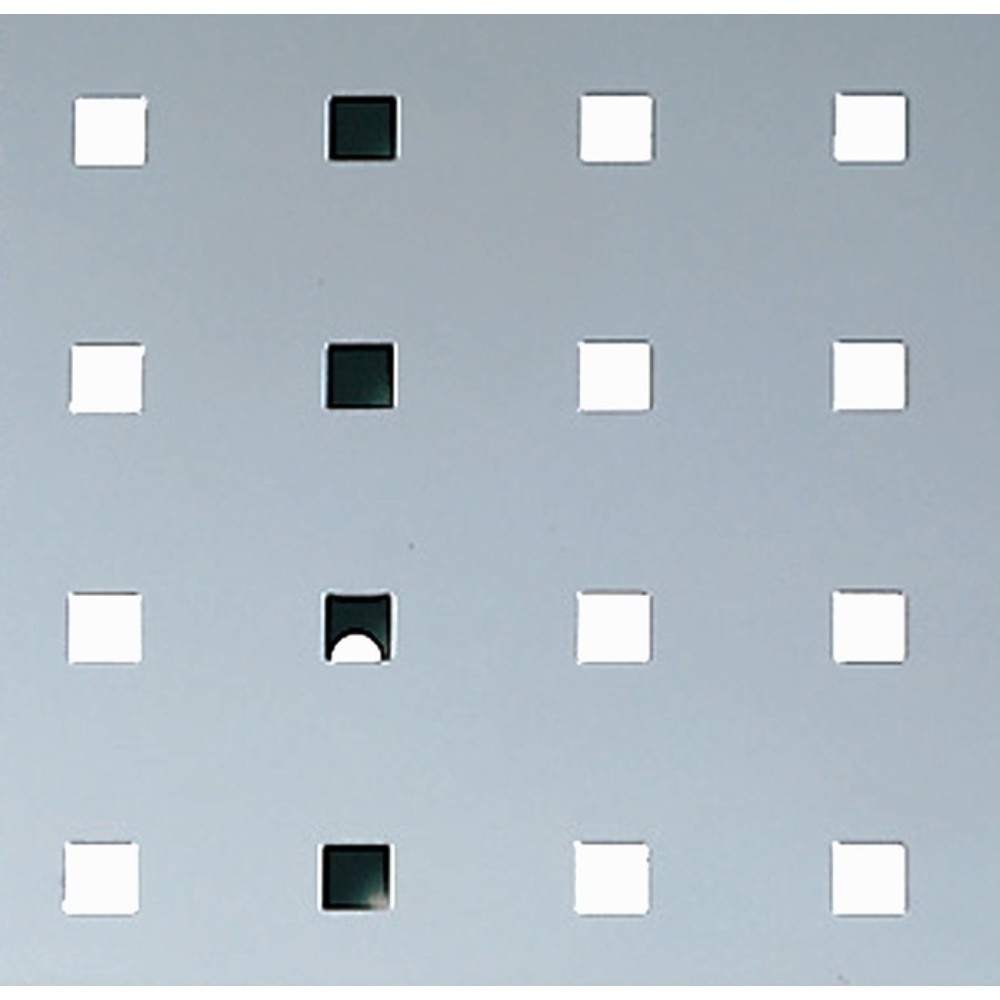 Produktabbildung: bott Lochplatte, lichtgrau, RAL 7035, B457xL1981mm