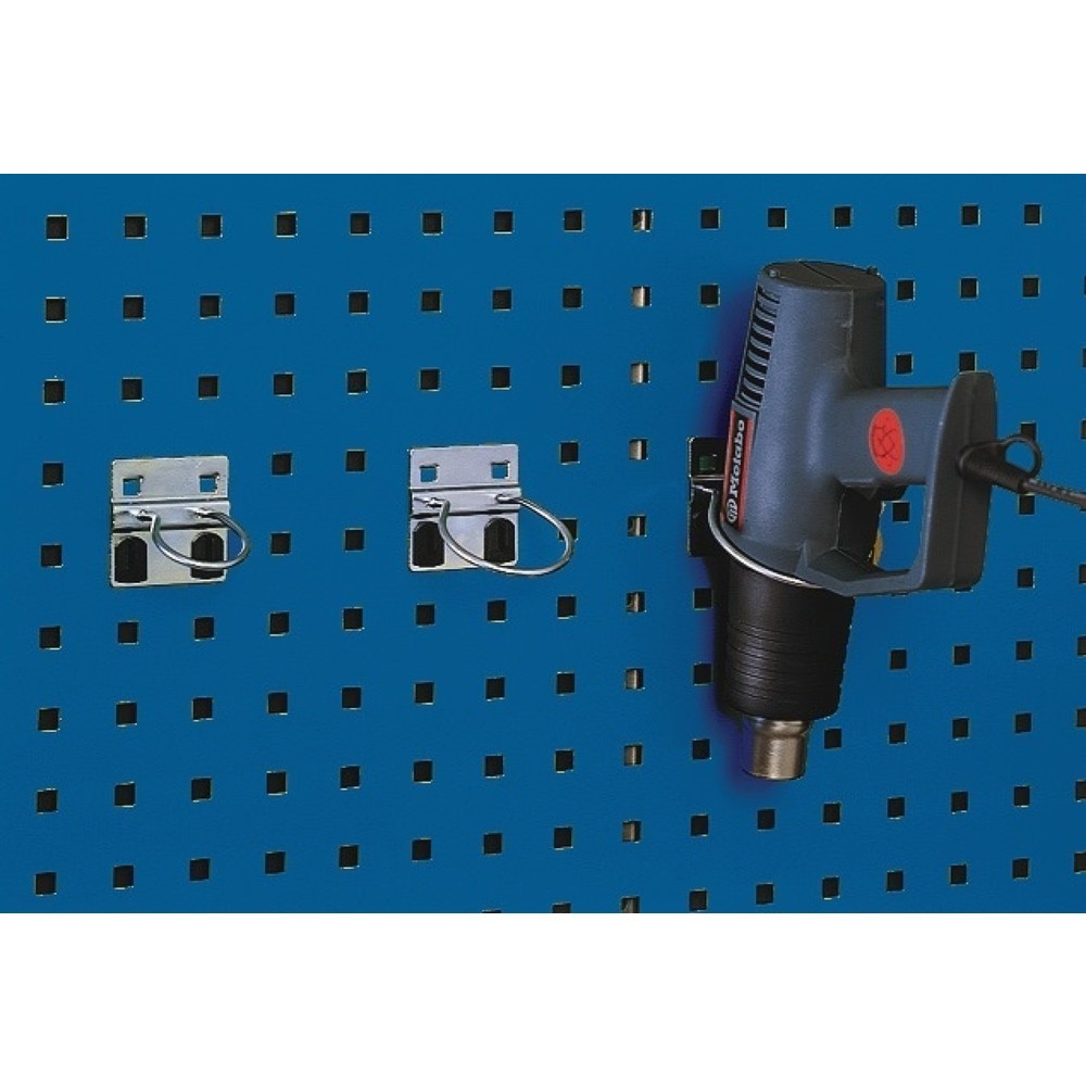 Produktabbildung: bott Rundhalter, passend für Lochplatten, Ø 40 mm verzinkt, 5St./Btl.