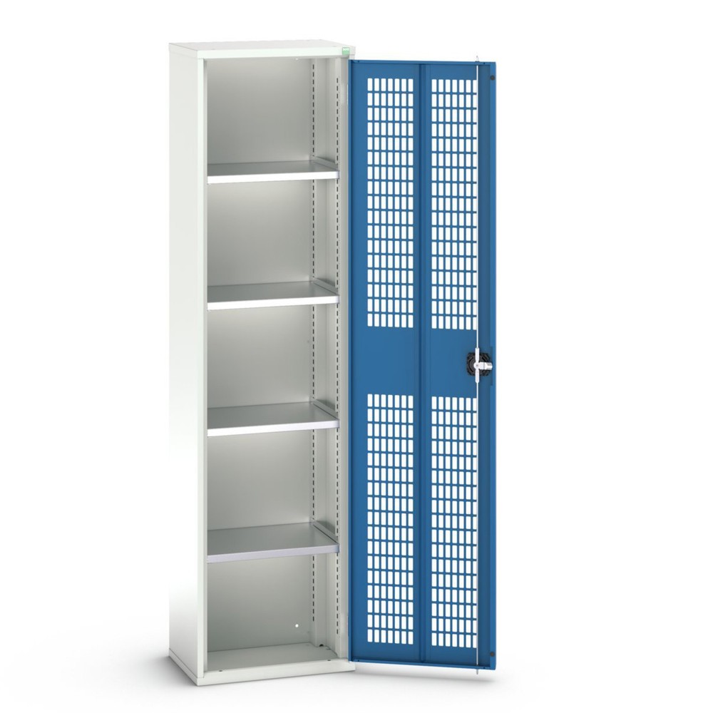 Immagine del prodotto: bott verso Armadio ad ante battenti con ventilazione, con 4 ripiani, LxPxA: 525 x 350 x 2000 mm