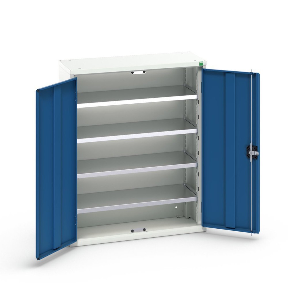 Immagine del prodotto n. 1: bott verso Armadio portaoggetti, con 4 ripiani e 20 contenitori a bocca di lupo, LxPxA: 800 x 350 x 1000 mm