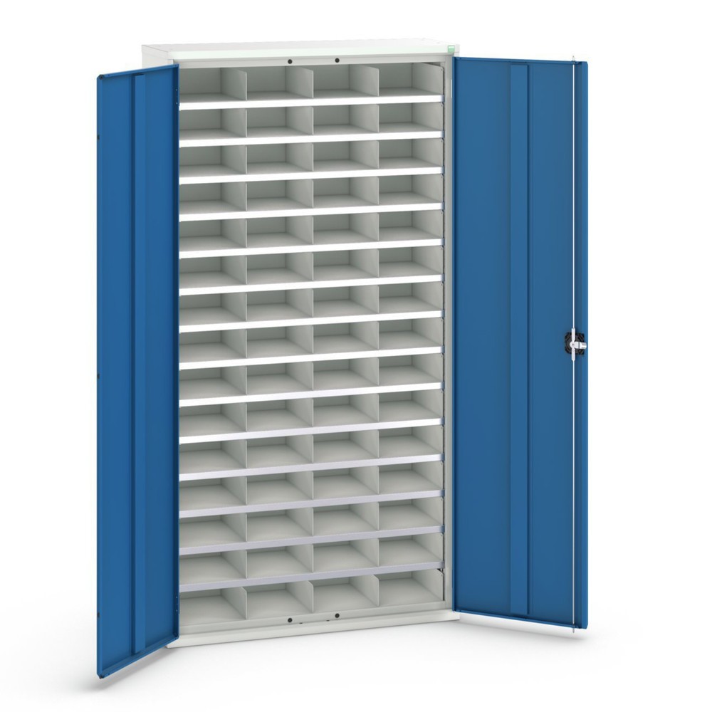 Illustration du produit: bott Armoire à casiers verso, avec 60 compartiments, lxPxH : 1 050 x 350 x 2 000 mm