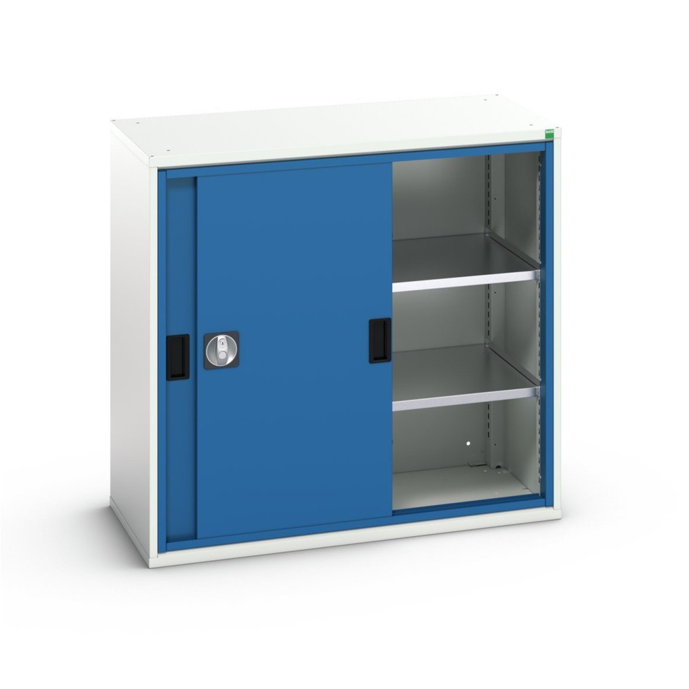 Illustration du produit: bott Armoire à portes coulissantes verso, avec 2 tablettes, lxPxH : 1 050 x 550 x 1 000 mm