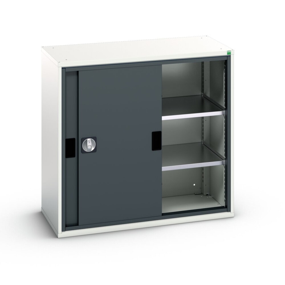 N° de l'image du produit 1 : bott Armoire à portes coulissantes verso, avec 2 tablettes, lxPxH : 1 050 x 550 x 1 000 mm