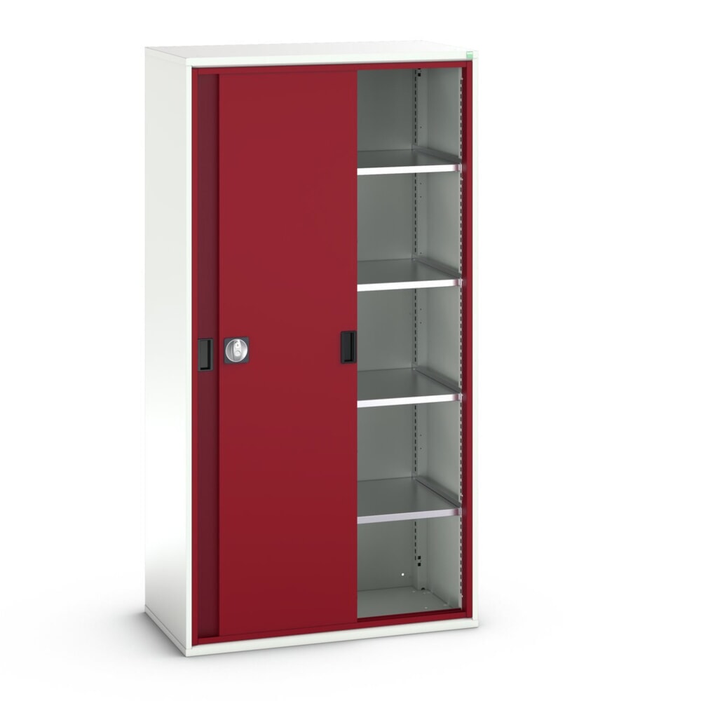 N° de l'image du produit 1 : bott Armoire à portes coulissantes verso, avec 4 tablettes, lxPxH : 1 050 x 550 x 2 000 mm