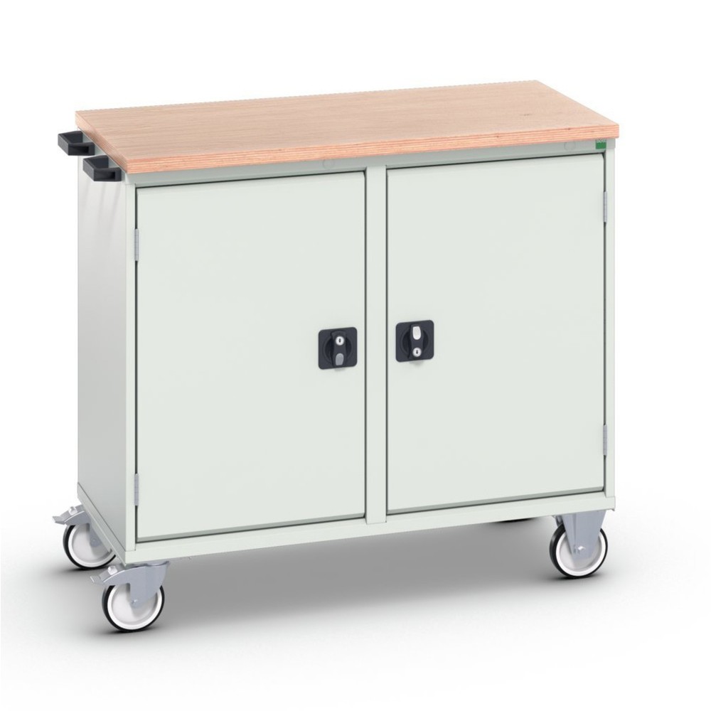 Product image no. 1: bott verso assembly trolley with 2 doors, shelves and multiplex top
