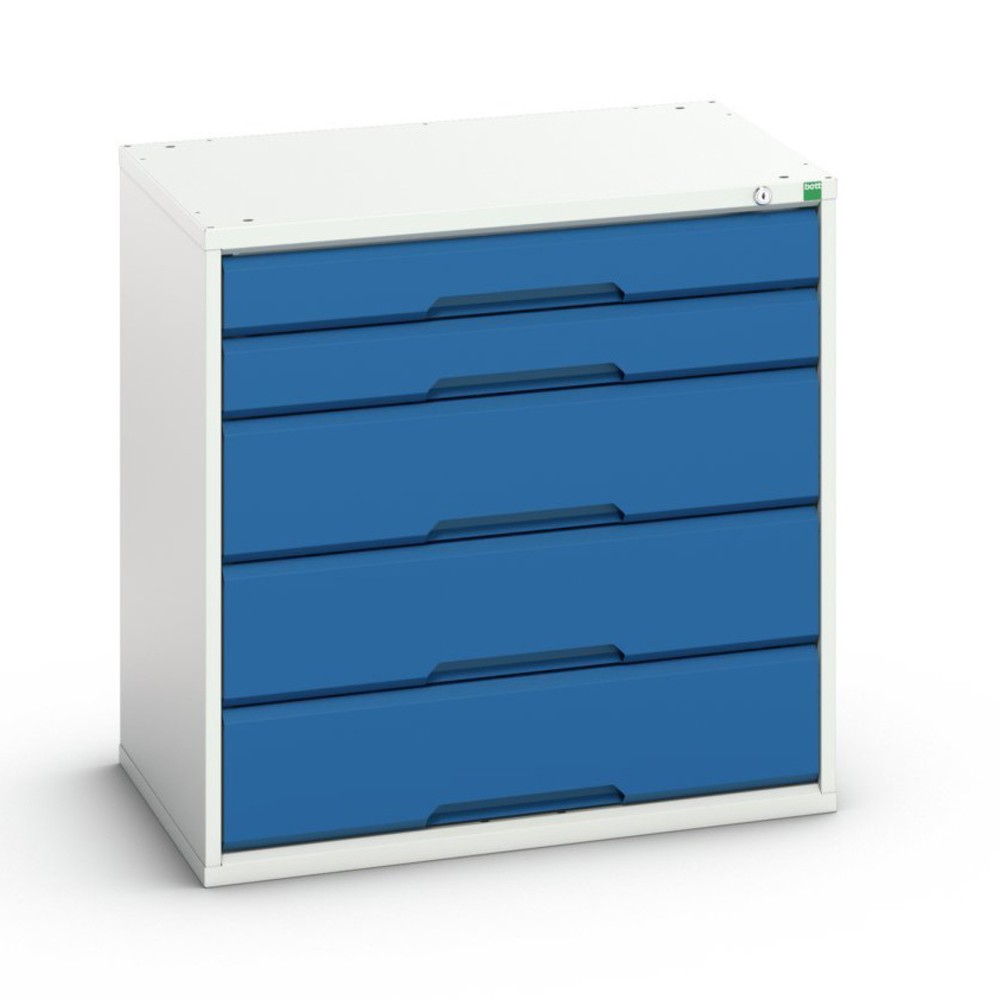 Product image: bott verso drawer cabinet with 5 drawer, WxDxH: 800 x 550 x 800 mm