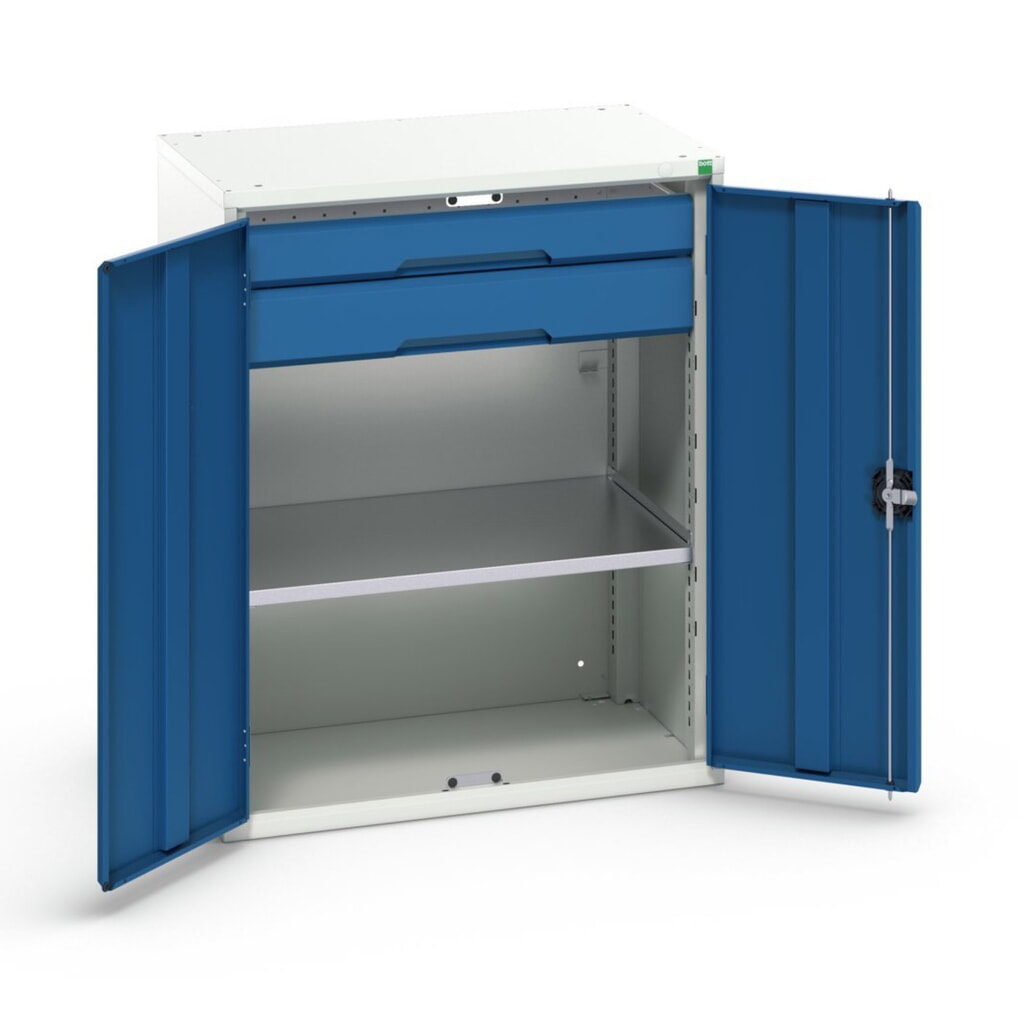bott verso Beistellschrank mit Schubladen, mit 1 Fachboden und 2 Schubladen, BxTxH: 800 x 550 x 1000 mm Produktabbildung Nr. 1: bott verso Beistellschrank mit Schubladen, mit 1 Fachboden und 2 Schubladen, BxTxH: 800 x 550 x 1000 mm