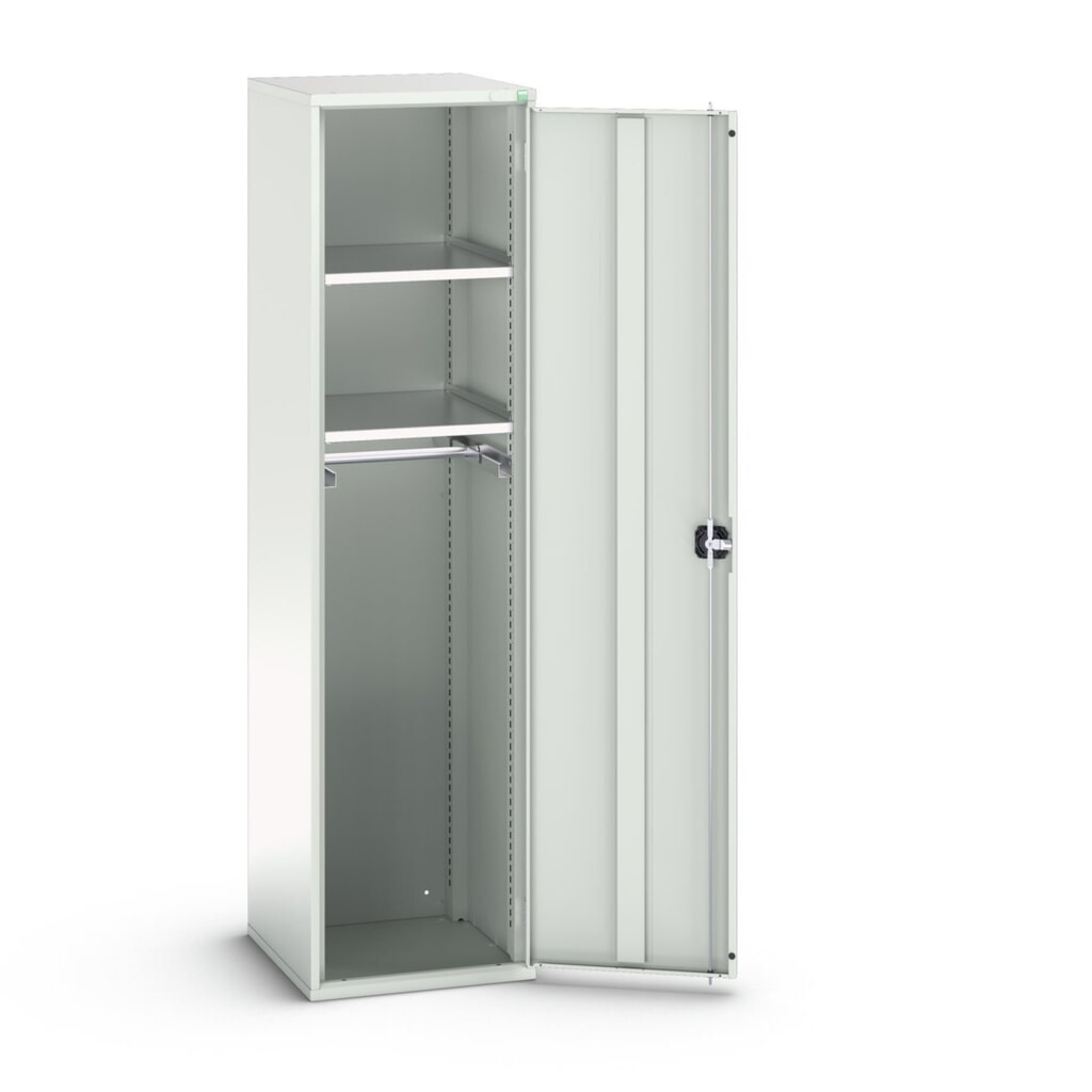 Produktabbildung Nr. 1: bott verso Garderobenschrank, mit 2 Fachböden und 1 Kleiderstange, BxTxH: 525 x 550 x 2000 mm