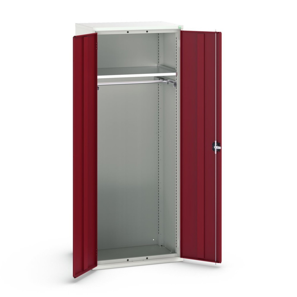 Product image no. 1: bott verso hinged door cabinet with 1 shelf and 1 clothes rail, WxDxH: 800 x 550 x 2000 mm