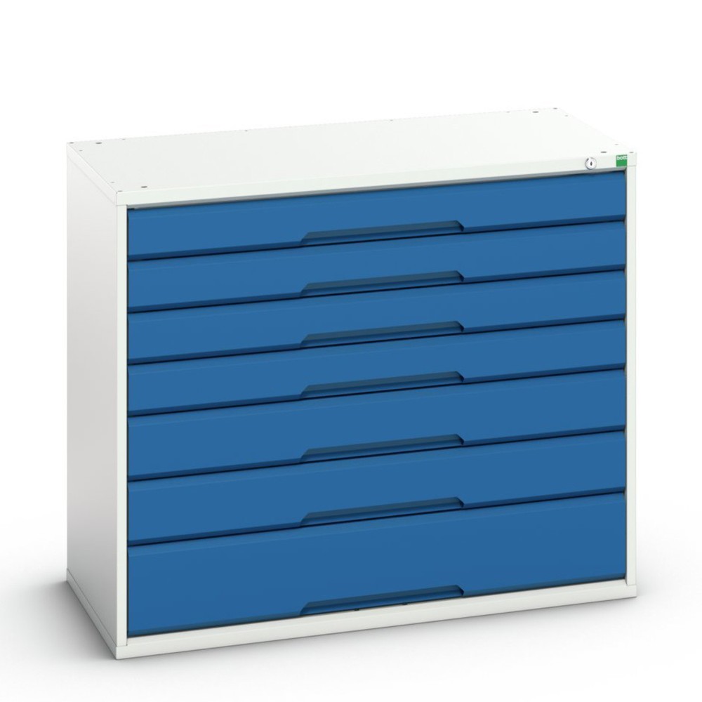 Produktabbildung Nr. 1: bott verso Schubladenschrank, mit 7 Schubladen, BxTxH: 1050 x 550 x 900 mm