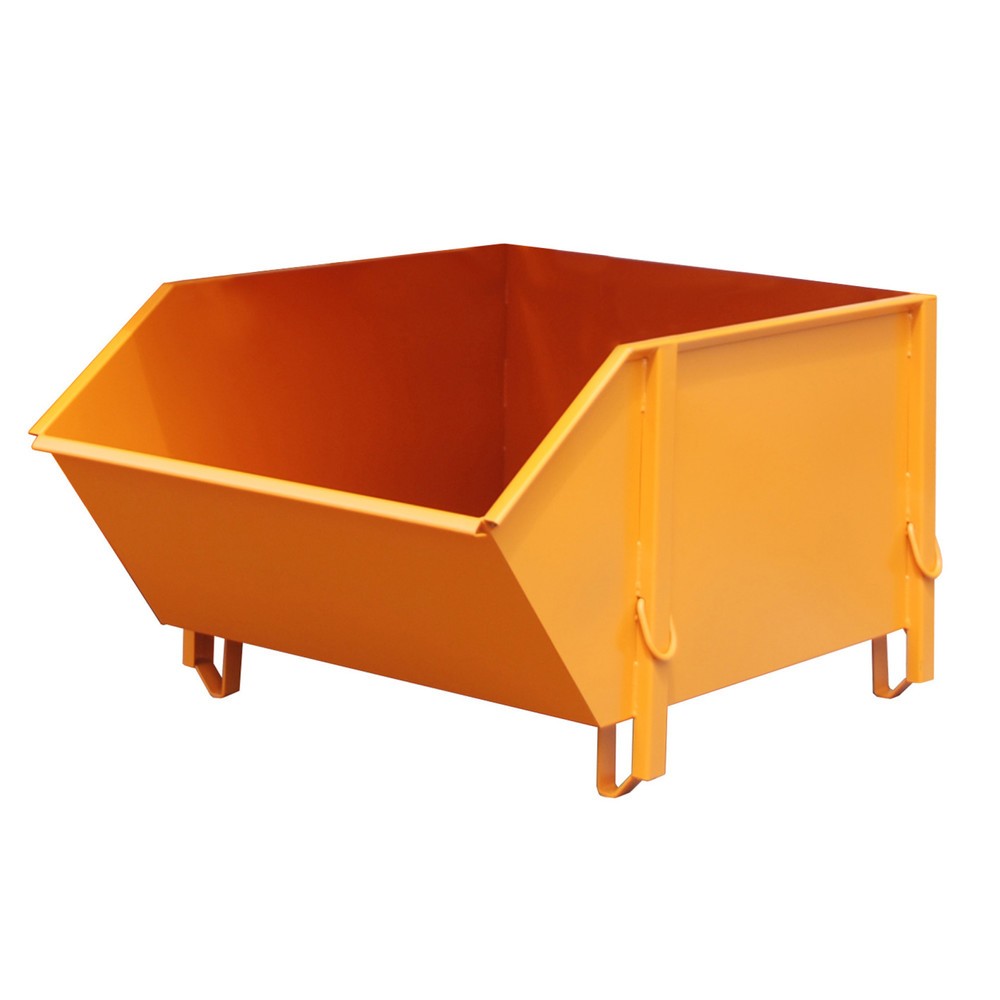Product afbeelding: Bouwstof container Bauer® BBG 100, gelakt, geeloranje