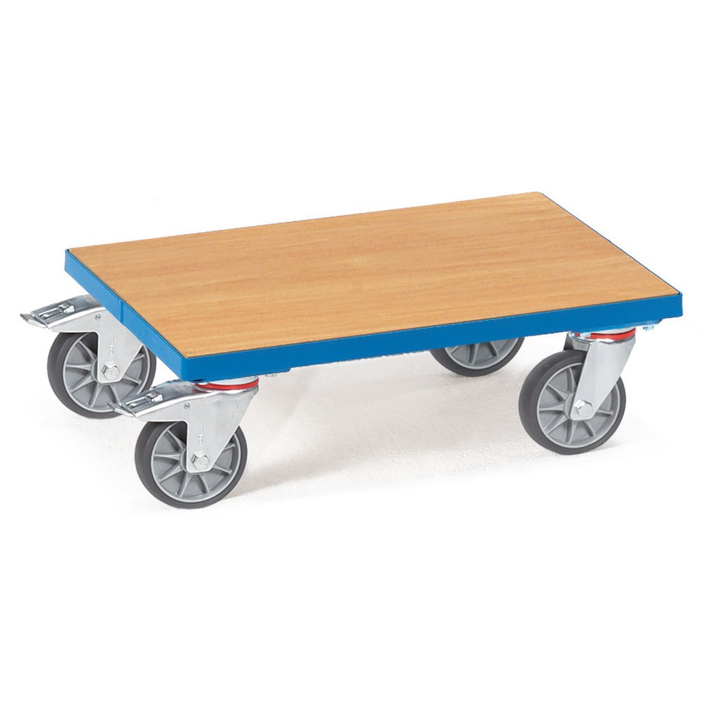 Obrázok výrobku: fetra® boxový valec s drevenou plošinou, nosnosť 250 kg, ložná plocha Š x H 610 x 410 mm
