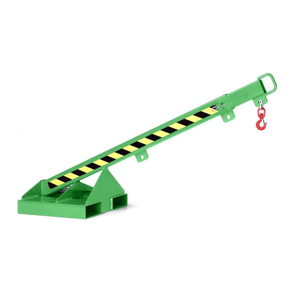 Número de imagen del producto 1: Brazo de grúa RR-Industrietechnik® tipo RLH-T, capacidad de carga 175 - 1.000 kg, telescópico, RAL 6018 verde amarillento