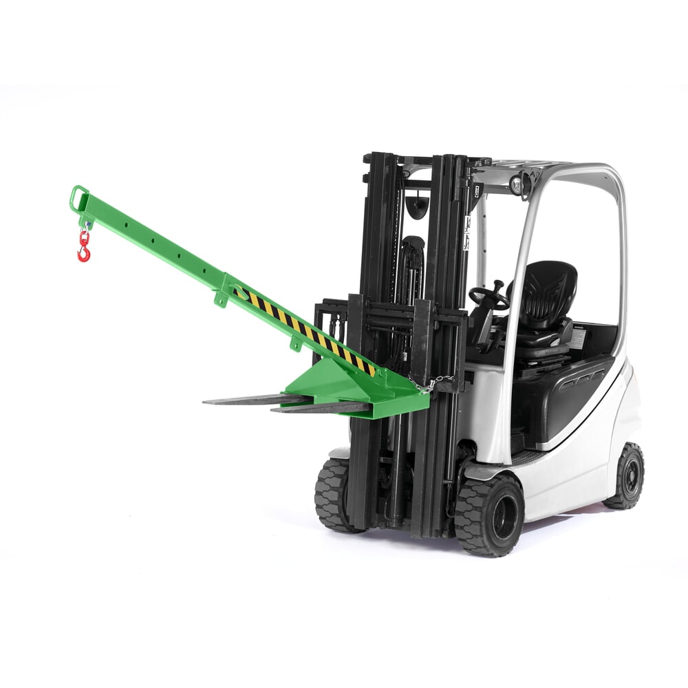 Número de imagen del producto 2: Brazo de grúa RR-Industrietechnik® tipo RLH-T, capacidad de carga 175 - 1.000 kg, telescópico, RAL 6018 verde amarillento